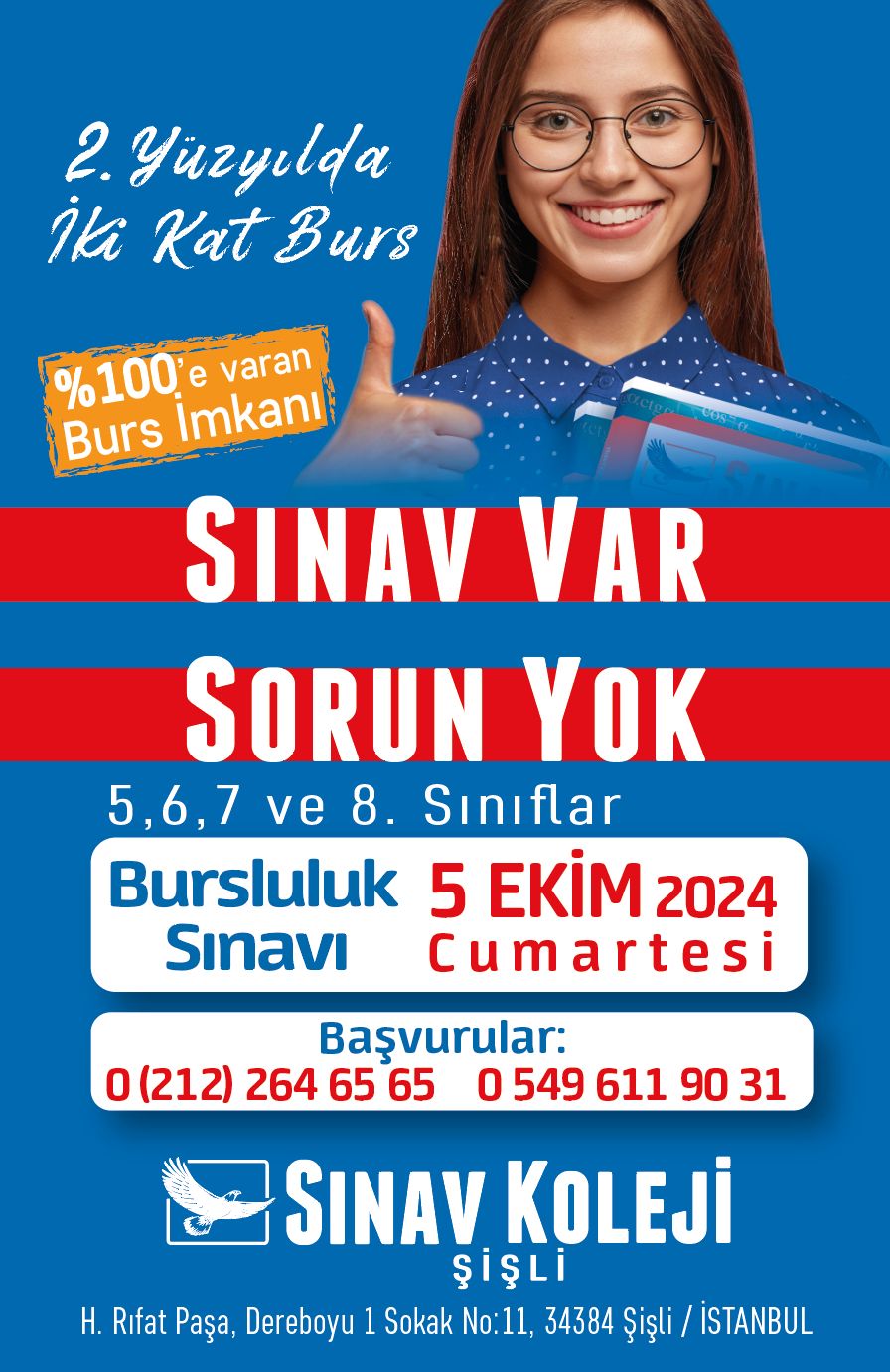 şişli sınav koleji bursluluk sınavı